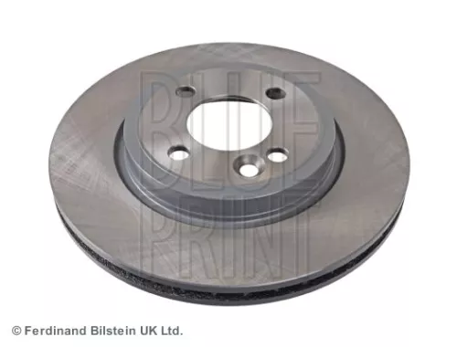 2x BLUE Print Front Internally Vented Brake Discs For Mini Mini
