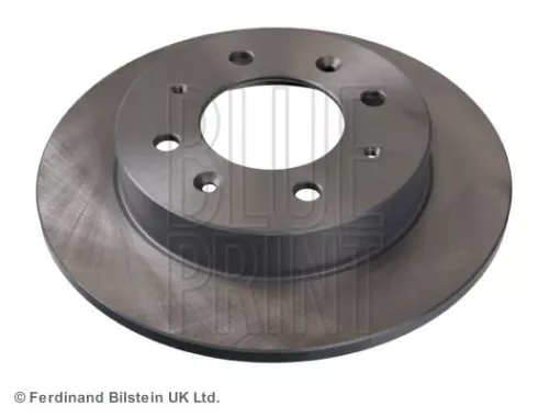 2x BLUE Print Rear Solid Brake Discs For Kia Cerato
