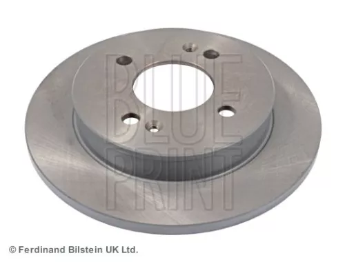 2x BLUE Print Rear Solid Brake Discs For Hyundai Kia I10 Picanto