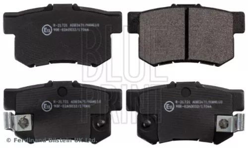Blue Print Rear Brake Pad Set For Honda Honda (Gac) Suzuki Accord Cr-