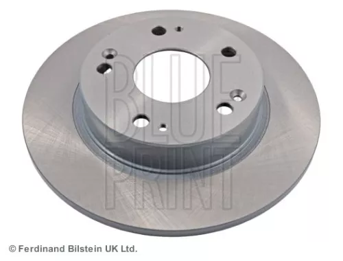 2x BLUE Print Rear Solid Brake Discs For Honda Civic