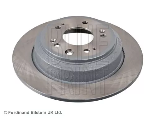 2x BLUE Print Rear Solid Brake Discs For Honda Accord