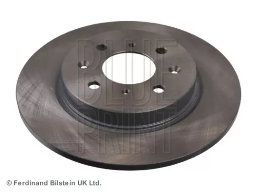 2x BLUE Print Rear Solid Brake Discs For Honda Insight Jazz