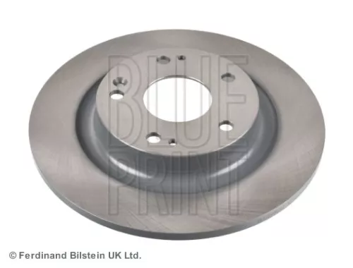 2x BLUE Print Rear Solid Brake Discs For Honda Civic
