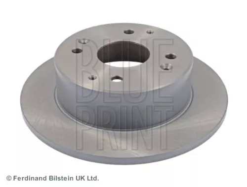 2x BLUE Print Rear Solid Brake Discs For Honda Accord