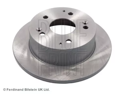 2x BLUE Print Rear Solid Brake Discs For Honda Accord