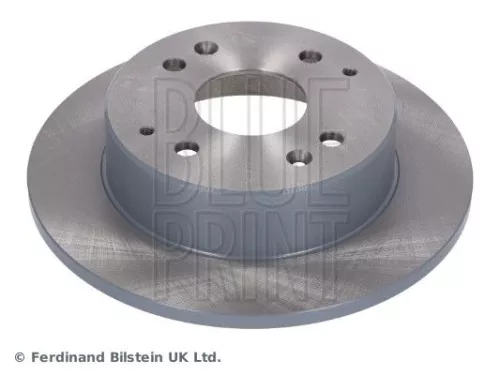 2x BLUE Print Rear Solid Brake Discs For Honda Accord