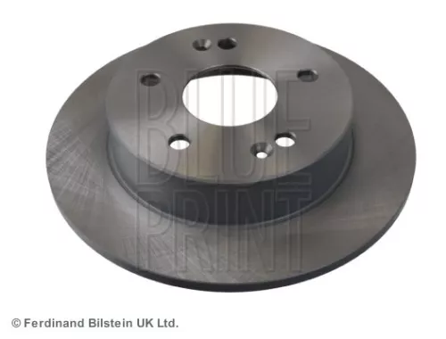 2x BLUE Print Rear Solid Brake Discs For Honda Accord