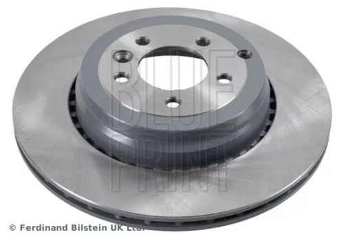 2x BLUE Print Rear Internally Vented Brake Discs