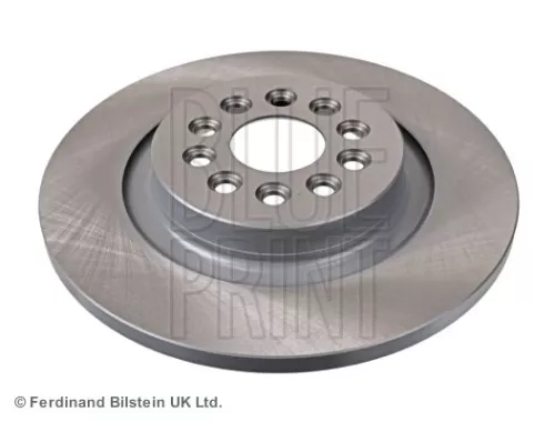 2x BLUE Print Rear Solid Brake Discs For Jaguar S-type Xj
