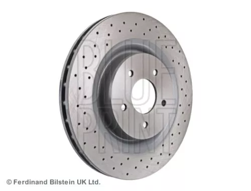 BLUE PRINT BLUE PRINT ADJ134340 2x BLUE Print Front Perforated/vented Brake Discs For Jaguar Xj Xk 8 