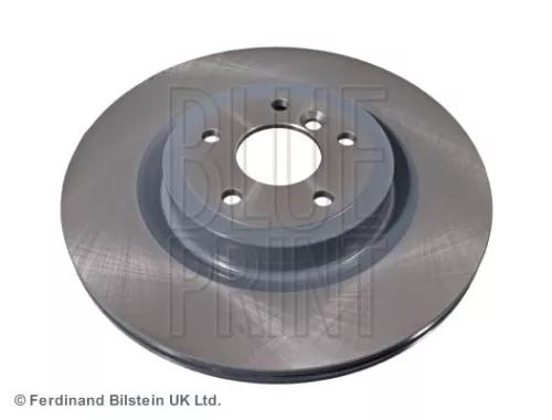 2x BLUE Print Rear Internally Vented Brake Discs For Jaguar Xe Xf