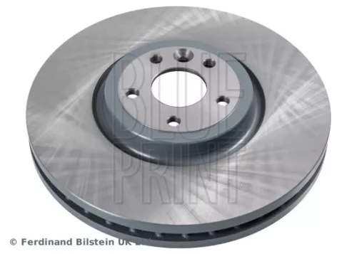 2x BLUE Print Front Internally Vented Brake Discs For Jaguar Xe Xf