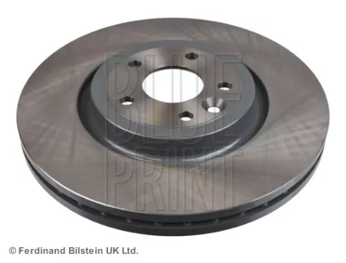 2x BLUE Print Front Internally Vented Brake Discs For Jaguar Xe Xf