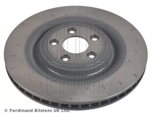 2x BLUE Print Rear Right Slotted/internally Vented Brake Discs For Jaguar Xk