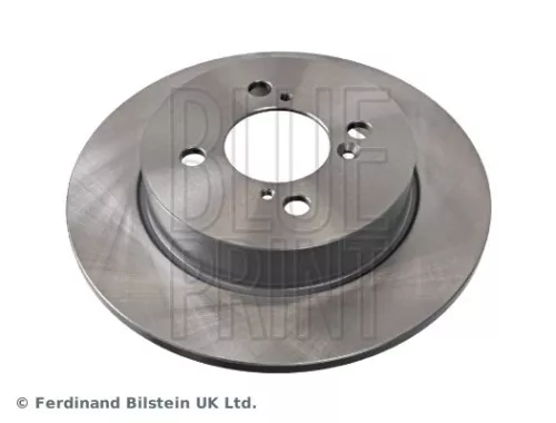 2x BLUE Print Rear Solid Brake Discs For Suzuki Swift