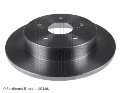 2x BLUE Print Rear Solid Brake Discs For Suzuki Kizashi