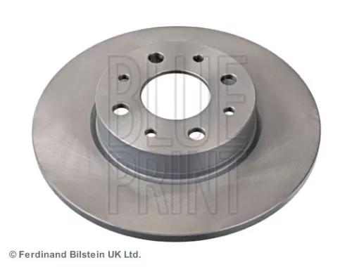 2x BLUE Print Rear Solid Brake Discs For Alfa Romeo Mito