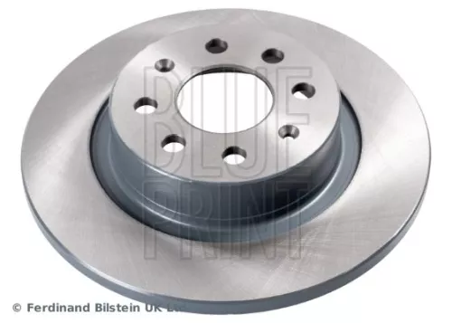 2x BLUE Print Rear Solid Brake Discs For Abarth Fiat Opel Vauxhall Adam Grande Punto