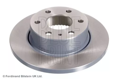 2x BLUE Print Rear Solid Brake Discs For Iveco Daily