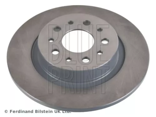 2x BLUE Print Rear Solid Brake Discs For Fiat 500l Tipo