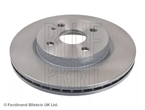 2x BLUE Print Front Internally Vented Brake Discs For Mazda 2