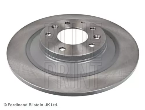 2x BLUE Print Rear Solid Brake Discs For Mazda 6