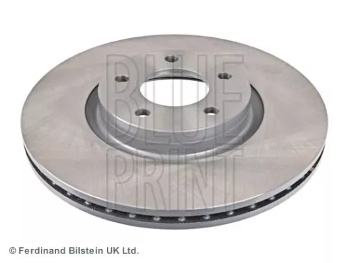 2x BLUE Print Front Internally Vented Brake Discs For Mazda 3