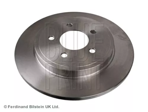 2x BLUE Print Rear Solid Brake Discs For Mazda Tribute