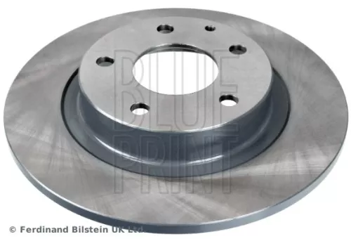 2x BLUE Print Rear Solid Brake Discs For Mazda 6