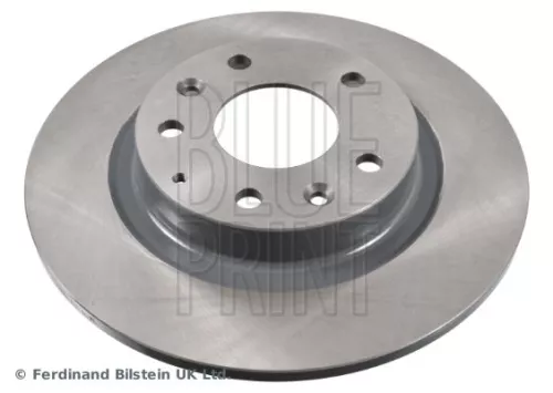 2x BLUE Print Rear Solid Brake Discs For Mazda Cx-3