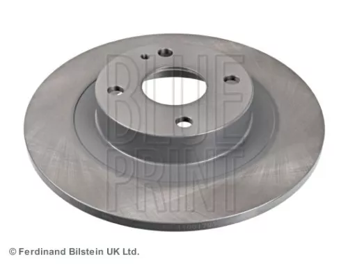 2x BLUE Print Rear Solid Brake Discs For Mazda 323 F 323 S