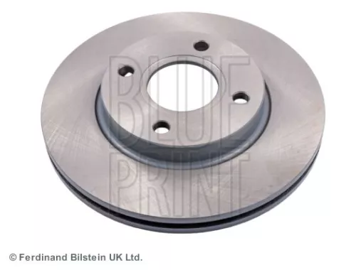 2x BLUE Print Front Internally Vented Brake Discs For Ford Mazda 2 Fiesta Figo Focus