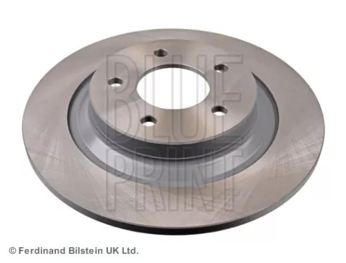 2x BLUE Print Rear Solid Brake Discs For Mazda 5