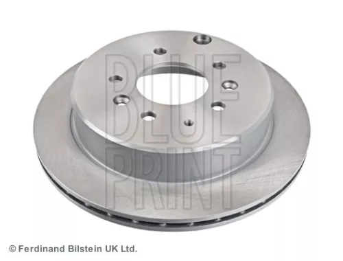 2x BLUE Print Rear Internally Vented Brake Discs For Mazda Mpv