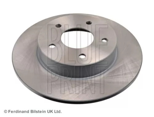 2x BLUE Print Rear Solid Brake Discs For Nissan Almera Tino Primera