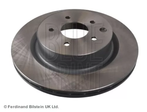 2x BLUE Print Rear Internally Vented Brake Discs For Nissan 350z
