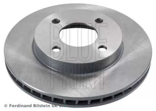 2x BLUE Print Front Internally Vented Brake Discs For Nissan Cube Latio Micra