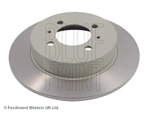 2x BLUE Print Rear Solid Brake Discs For Nissan 100nx Almera Sunny
