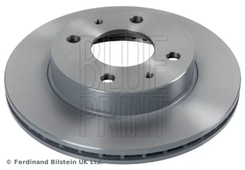 2x BLUE Print Front Internally Vented Brake Discs For Nissan Almera Presea