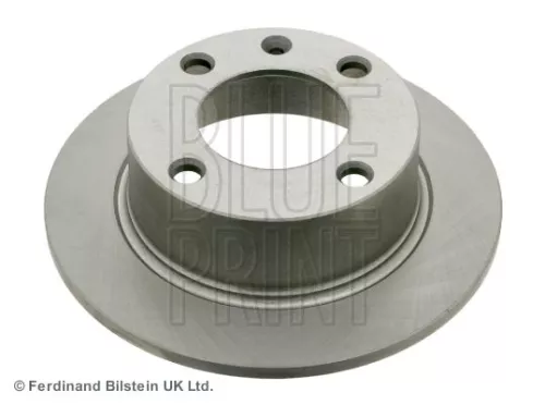 2x BLUE Print Rear Solid Brake Discs For Citroën Xantia