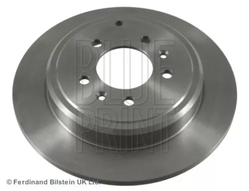 2x BLUE Print Rear Solid Brake Discs For Peugeot 607