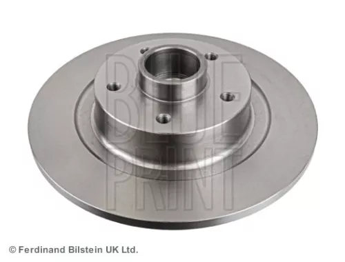 2x BLUE Print Rear Solid Brake Discs For Renault Grand Scénic