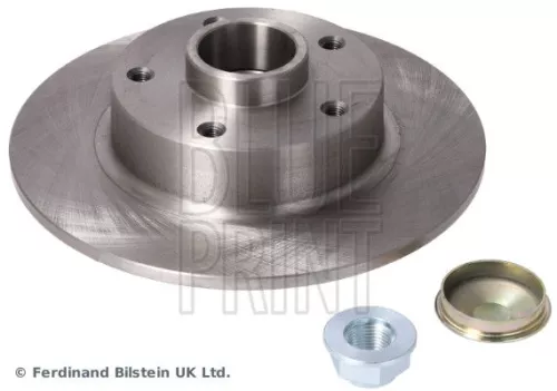 2x BLUE Print Rear Solid Brake Discs For Renault Clio Grand Scénic Megane Megane Cc 