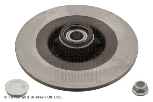 2x BLUE Print Rear Solid Brake Discs For Renault Megane Scénic