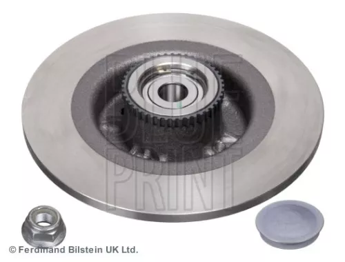 2x BLUE Print Rear Solid Brake Discs For Renault Megane Scénic