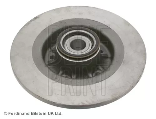 2x BLUE Print Rear Solid Brake Discs For Renault Laguna