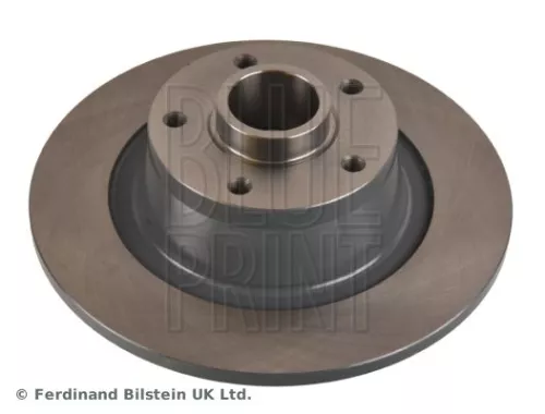 2x BLUE Print Rear Solid Brake Discs For Renault Megane