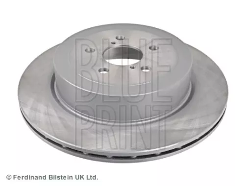 2x BLUE Print Rear Internally Vented Brake Discs For Subaru Impreza Legacy