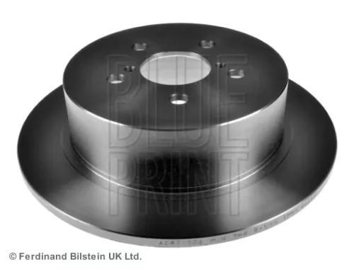 2x BLUE Print Rear Solid Brake Discs For Subaru Legacy Outback